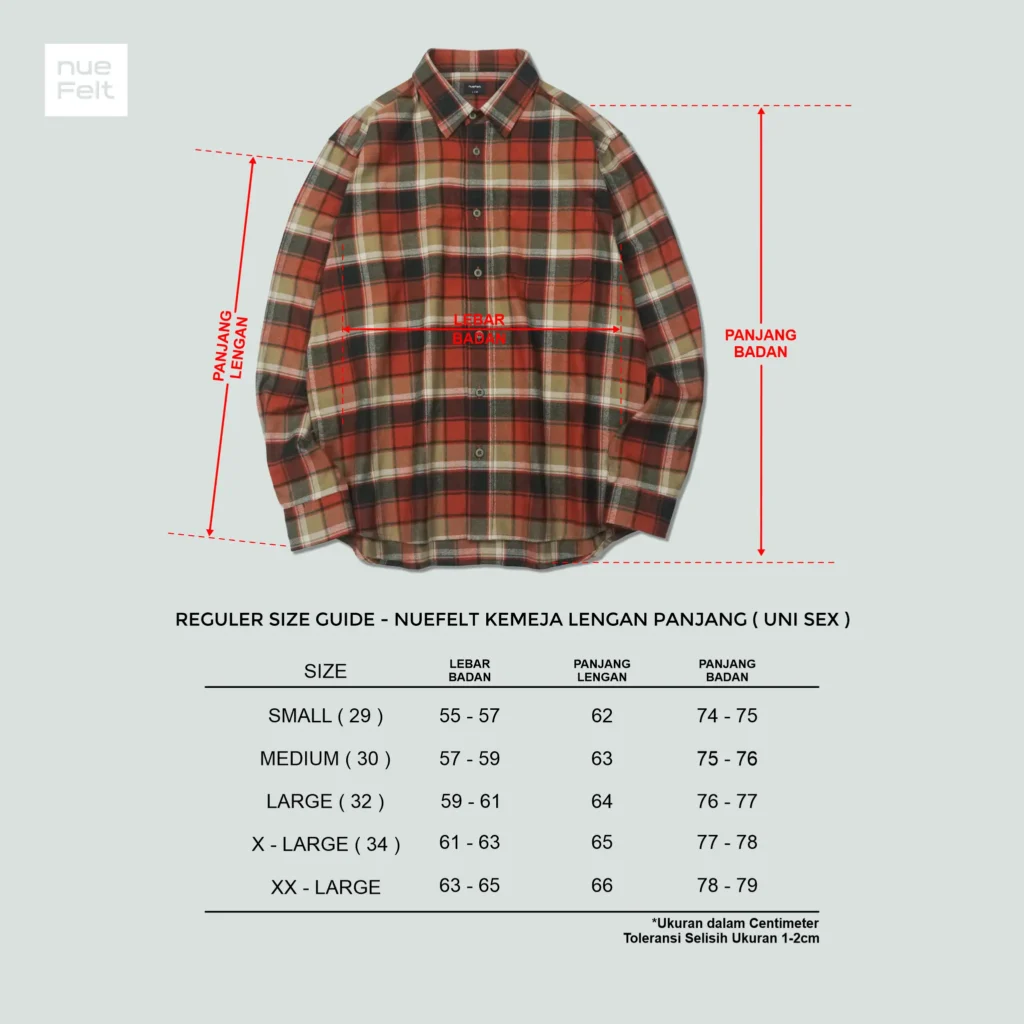 KOBE | Kemeja Flanel Pria Lengan Panjang image 3